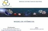 MODELOS ATÔMICOSsuffredini.com.br/uploads/6/1/3/8/61381833/06e07_-_modelos_atomic... · A Equação de de Broglie e o Modelo Atômico de Bohr Se o elétron se comporta como uma onda,