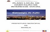 PREFEITURA MUNICIPAL DE MARÍLIA SECRETARIA MUNICIPAL DE ... · P 2A - Programa para a promoção de novas ... intervenção por ação e período de avaliação do Plano ... se de