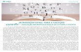 Introdução geral para a coleção anele - Avaliação ...mktvetoreditora.com.br/anele/carta-apresentacao.pdf · anele- Avaliação Neuropsicológica da Leitura e Escrita ... destinam-se