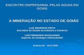 A MINERAÇÃO NO ESTADO DE GOIÁS - ibram.org.bribram.org.br/sites/700/784/00001636.pdf · O papel da mineração no desenvolvimento regional de Goiás e do Centro-Oeste. ... Grande/Rio
