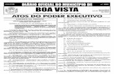 dom nº 3082 - Prefeitura Municipal de Boa Vista · que efetua os descontos referentes às consignações contratadas ... servidores públicos municipais de um determinado órgão