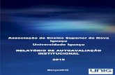 unig.br³rio-Geral-da... · COMISSÃO PRÓPRIA DE AVALIAÇÃO - CPA 2 Relatório da Comissão Própria de Avaliação (CPA) da Universidade Iguaçu (UNIG) - Sumário | Sumário 1.