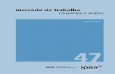 ANO 16 MAIO 2011 - Repositório do Conhecimento do Ipea: Homerepositorio.ipea.gov.br/bitstream/11058/3947/1/bmt_47_completo.pdf · desempenho do mercado de trabalho metropolitano