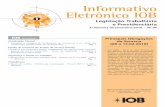 Informativo Eletrônico IOB · Instruções e exemplos de recolhimento no vencimento e em atraso das contribuições previdenciárias em fevereiro/2010 Pág. 1 Fundo de Garantia do