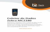Coletor de Dados Zebra MC2180 - Bz Tech · Motorola MC2180 pode ser levado para qualquer ... Inserir a bateria INTRODUÇÃO ... 1 Indicador LED 2 Botão para aumentar volume
