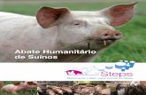 Abate Humanitário de Suínos - agricultura.gov.br · mas especíﬁ cas para cada espécie, como a Portaria nº 711 de 01 de novembro de 1995, que aprova as Normas Técnicas de Instalações