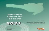 VOLUME I 2011 Relatório Técnico sobre a - sef.sc.gov.br · 2011 Balanço Geral do Estado VOLUME I Relatório Técnico sobre a Prestação de Contas Diretoria de Contabilidade Geral