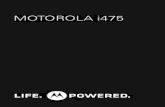 MOTOROLA i475 - telgroup.com.brtelgroup.com.br/aparelho/manuais/i475.pdf · Possui a conveniência das chamadas push-to-talk, ... o uso de um aparelho celular ou acessório ao ...