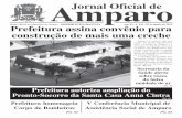 DISTRIBUIÇÃO GRATUITA Prefeitura assina convênio para · 2013-08-02 · Órgão Oficial do Município de Amparo ... avaliações técnicas, foi aprovado pelo secretário de Desenvolvimento