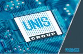 UNIS GROUP · a manutenção para novos sistemas, como também nos equipamentos cujo o fabricante ... disponibilidade de componentes necessários em um reparo. Quando os componentes