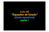 Aula 08 “Equações de Estado” (parte I) - webx.ubi.ptwebx.ubi.pt/~felippe/texts/contr_systems_ppt08p.pdf · A representação de um sistema em equações de estado considera