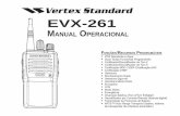 EVX-261 OM BR EC137U400 · Federal de Comunicações dos EUA na preservação da integridade da faixa de frequência 406,0 a 406,1 MHz, reservada para uso de beacons de socorro. Não