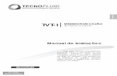 TVT-I¢o... · DIMENSÕES TVT-I-08 com cabeçote T1 Conexão Elétrica: Rosca DN 1/2” ... O medidor de turbina não deve ser submetido à vibração excessiva, pois