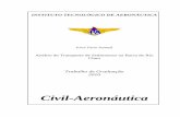 Civil -Aeronáutica - Divisão de Engenharia Civil do ITA · Por fim, o trabalho exemplifica o cálculo da descarga sólida total para dados coletados no dia 31 de março de 2009