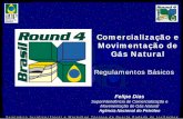 Gás Natural Movimentação de Comercialização erodadas.anp.gov.br/arquivos/Round4/R4_WS_Gas_Natural.pdfFluxo Físico do Gás Transações Comerciais Responsabilidade de Regulação