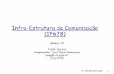 Infra-Estrutura de Comunicação (IF678)pasg/if678/modulo-2.pdf · Não provê: setup de conexão, confiabilidade, controle de fluxo, controle de congestionamento, ... Skype,Google