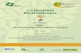 CATEGORIA PROFISSIONAL - esaf.fazenda.gov.br · MARCIO AUGUSTO SEKEFF SALLEM 2º Lugar Um Arcabouço de Contas Econômicas Ambientais para Mensuração da Sustentabilidade Florestal.