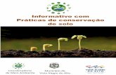Informativo com Práticas de conservação de solo - SP · manejo ecológico do solo é essencial para a ... calagem, adubação ... Este informativo é uma adaptação da cartilha