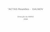 “ACTAS Reuniões“ACTAS Reuniões - GALNOV GALNOV 2008.pdfseggguimento das listagens em causa 4 – A primeira listagem, já apresentada em reunião, teve origem num trabalho do
