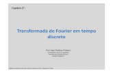 Transformada de Fourier em tempo discreto - alan.eng.br · Transformada de Fourier em tempo discreto Capítulo 2*: *Baseado no capítulo 5 do livro texto: “Sinais e Sistemas”