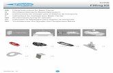 K435W Fitting Kit - roofbox.co.uk · PT Instruções de Montagem para sistema de transporte. RU Установочные Инструкции для Поперечных Балок