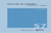 mercado de trabalho - repositorio.ipea.gov.brrepositorio.ipea.gov.br/bitstream/11058/3433/1/bmt57_completo.pdf · Brasileiro de Geografia e Estatística (IBGE). As informações da