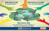 REDUZIR REUTILIZAR - Prefeitura Municipal de Cachoeirinha · Como fazer uma composteira caseira Propriedades rurais já fazem a compostagem habitualmente, mas você também pode fazer
