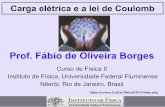 Prof. Fábio de Oliveira Borges - cursos.if.uff.brfisica2-0117/lib/exe/fetch.php?media=... · Identificação de Benjamim Franklin ... transferência de carga por atrito até as reações