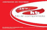 COMPRESSED AIR TREATMENT - hb-arcomprimido.com · COMPRESSED AIR TREATMENT hb soluções em ar comprimido eireli Rua Francisco Pedro do Amaral, 314 • São Paulo • SP • Brasil