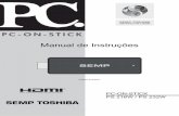 PC-ON-STICK - semptcl.com.br · Este manual lhe dá informações práticas de como trabalhar confortavelmente e lhe conduz através de um passeio pelas características de seu computador.