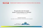 Expansão da Geração Solar Fotovoltaica no Brasilaz545403.vo.msecnd.net/uploads/2017/09/eduardo-azevedo-.pdf · Ministério de Minas e Energia Expansão da Geração Solar Fotovoltaica