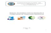 MANUAL DE NORMAS PARA ELABORAÇÃO E FORMATAÇÃO …portalaeda.edu.br/novo/wp-content/uploads/2016/01/NORMATIZACAO-TCC... · 6027/2012 (Sumário); NBR 6028 (Resumo e Abstract). Tendo
