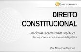 DIREITO CONSTITUCIONAL - qcon-assets … · Forma, Sistema e Fundamentos da República Previsão Constitucional da forma de governo, do sistema federativo e dos fundamentos do Estado