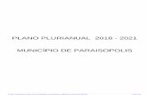 PLANO PLURIANUAL 2018 - 2021 MUNICÍPIO DE … · municipal, para as despesas de capital e outras delas decorrentes e para as relativas aos programas de duração continuada, na forma