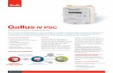 Gallus iV PSC - itron.com · segura entre o ponto de venda (ATM, PC, auto-serviço POS) ... Especificações Técnicas Tipo de gás ... Operação da válvula até 0,15 bar Faixa