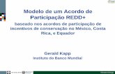 Modelo de um Acordo de Participação REDD+ baseado nos ... · Modelo de um Acordo de Participação REDD+ baseado nos acordos de participação de incentivos de conservação no