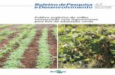 BOLETIM 42 REVISADO - agriculturaconsciente.com.bragriculturaconsciente.com.br/.../02/cultivo-orgânico-do-milho.pdf · Cultivo orgânico do milho consorciado com leguminosas para