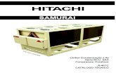 SAMURAI - jci-hitachi.com.br · Kit de Adaptador Victaulic/Flange para Conexões Hidráulicas ... TABELAS ... o Compressores parafuso de alta eficiência e confiabilidade;