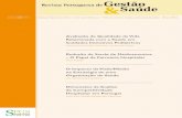 Stocks - spgsaude.ptspgsaude.pt/.../2011/08/Revista-Portuguesa-de-Gestão-Saúde-nº1.pdf · Avaliação da Qualidade de Vida Relacionada com a Saúde em Cuidados Intensivos Pediátricos