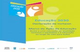 World Education Forum; Educação 2030: Declaração de ...peaunesco-sp.com.br/encontros/nacional_2016/1 Objetivos de... · de representantes da sociedade civil, da profissão docente,