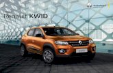 Novo Renault KWID · é o melhor da categoria em eficiência de combustível. ... • regulagem manual internaApoios de cabeça dianteiros fixos ... • Cadeirinha de bebê com Isofix