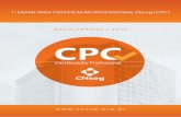 o EXAME PARA CERTIFICAÇÃO PROFISSIONAL CNseg - CPCcpc.cnseg.org.br/wp-content/uploads/2016/03/regulamento_CPC_final... · classe, certiﬁ cado de reservista, carteira de trabalho,