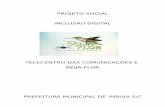 PROJETO SOCIAL INCLUSÃO DIGITAL - … · projeto social inclusÃo digital telecentro das comunicaÇÕes e beija-flor prefeitura municipal de imbuia s/c
