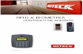 RFID & BIOMETRIA - mhidubai.com · tecnologia, nomeadamente RFID ou Biometria, proporcionando segurança e conforto. 3 Controlo de Ponto e Assiduidade ... - Apresentação de nome
