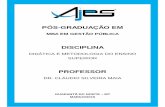 DISCIPLINA - pos.ajes.edu.br · graduação em Letras, com habilitação Português/Inglês, pela Universidade Estadual de Mato Grosso do Sul (UEMS) e mestrado em Estudos Literários