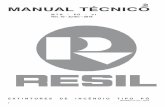 Manual t cnico p - 10)resil.com.br/datafiles/manuais/manual-tecnico-po-10-03102018.pdf · extintora, dimensões funcionais, quantidade nominal de agente extintor, materiais, processos