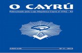 Capa O Cayrú 2018-09 - Azul e Letra Branca - cayru.com.brcayru.com.br/Boletins/2018-09.pdf · 1963) e pelo Supremo Conselho do Brasil do Grau 33 para o Rito Escocês Antigo e Aceito
