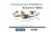 Concurso Público - qcon-assets-production.s3.amazonaws.comqcon-assets-production.s3.amazonaws.com/.../37140/cefet-mg...prova.pdf · Concurso Público Técnico ... Este caderno contém