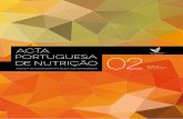jul. set. ‘15 Distribuição Gratuita A REVISTA DA ...actaportuguesadenutricao.pt/wp-content/uploads/2016/05/acta_n2_LOW.pdf · A Acta Portuguesa de Nutrição nasceu com o propósito