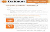 NEWSLETTER DAIMON - daimon.com.br · brasileiro e a redução do número de máquinas antigas pelas indústrias. ... dos motores dos refrigeradores foi defendida pelo ministro ...